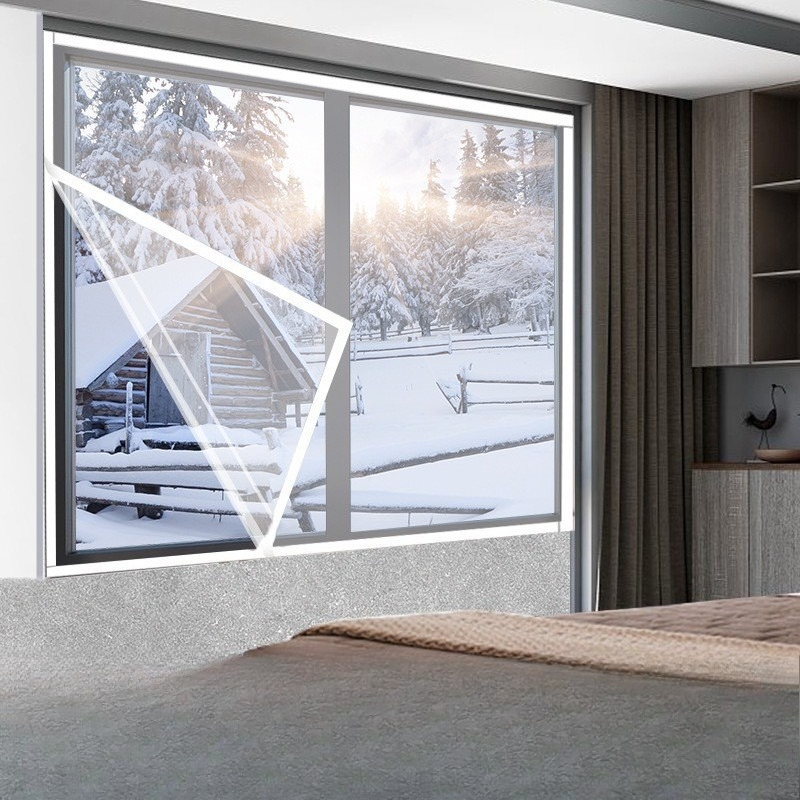 Window Insulation Film - Winter transparante afdichting raamschermen zelfklevende winddichte