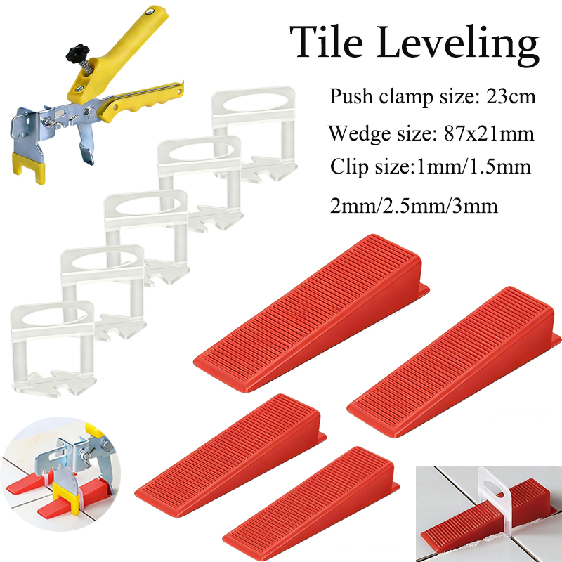 Tile Leveling Clip - 50-151-delige tegelnivelleringsset met afstandhouders & wigklemmen