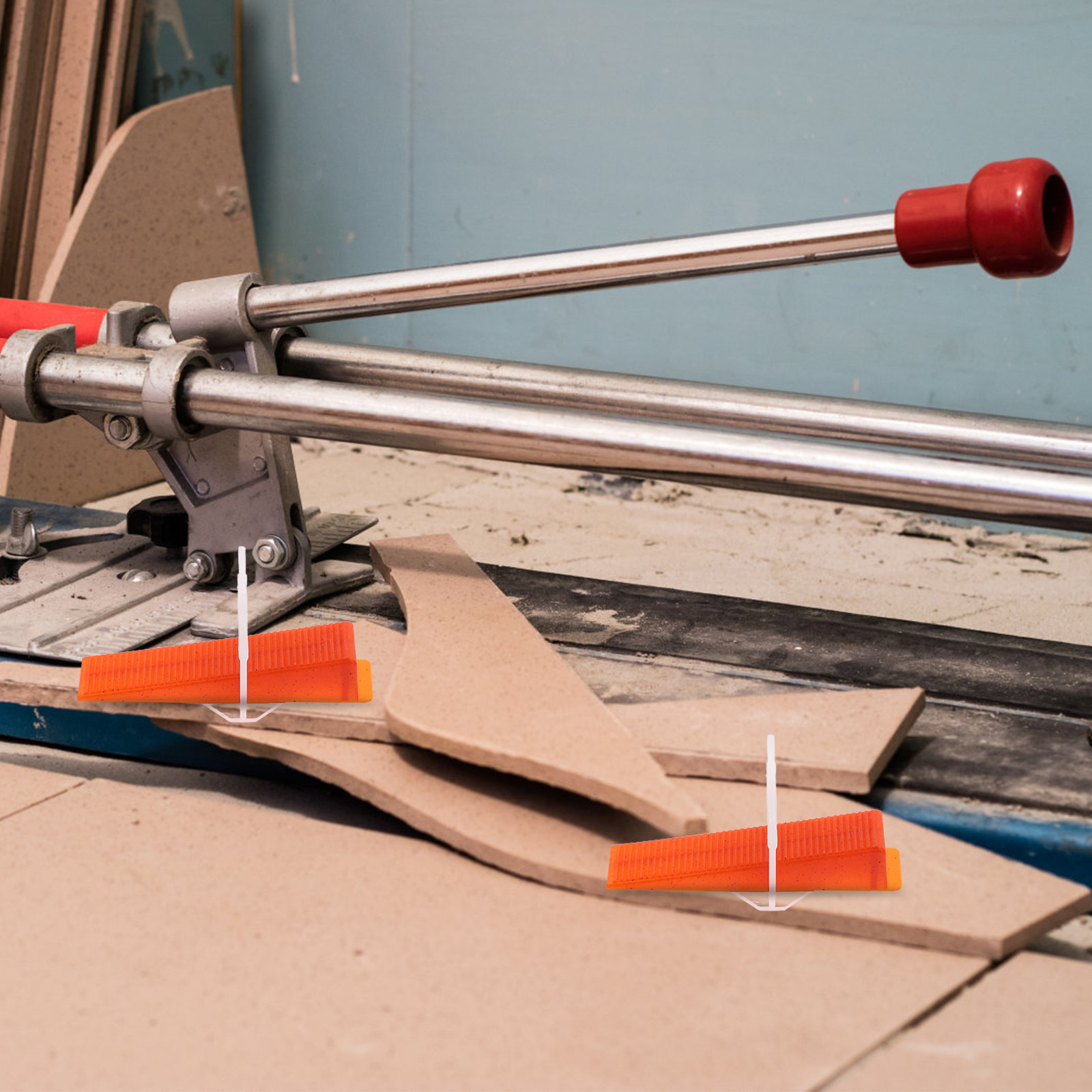 Tile Leveling Clip - Tegelverhoger-systeem, 200 stuks, herbruikbare wiggen voor