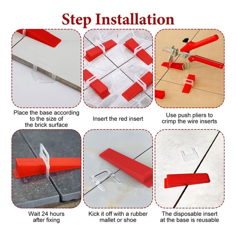 M11K-300 Clips & 200 Herbruikb - Tile Leveling Clip recensie en prijs