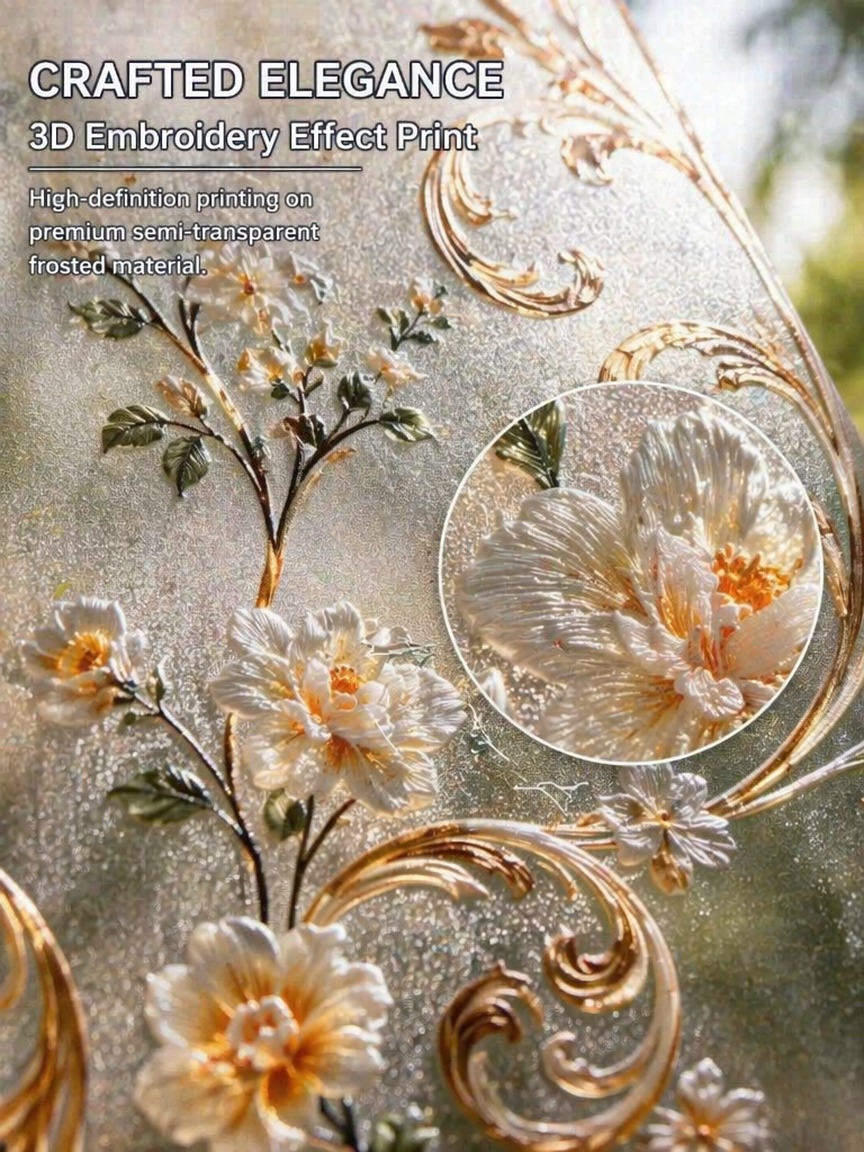 Borduurpatroon Frosted Privacy - Window Insulation Film recensie en prijs