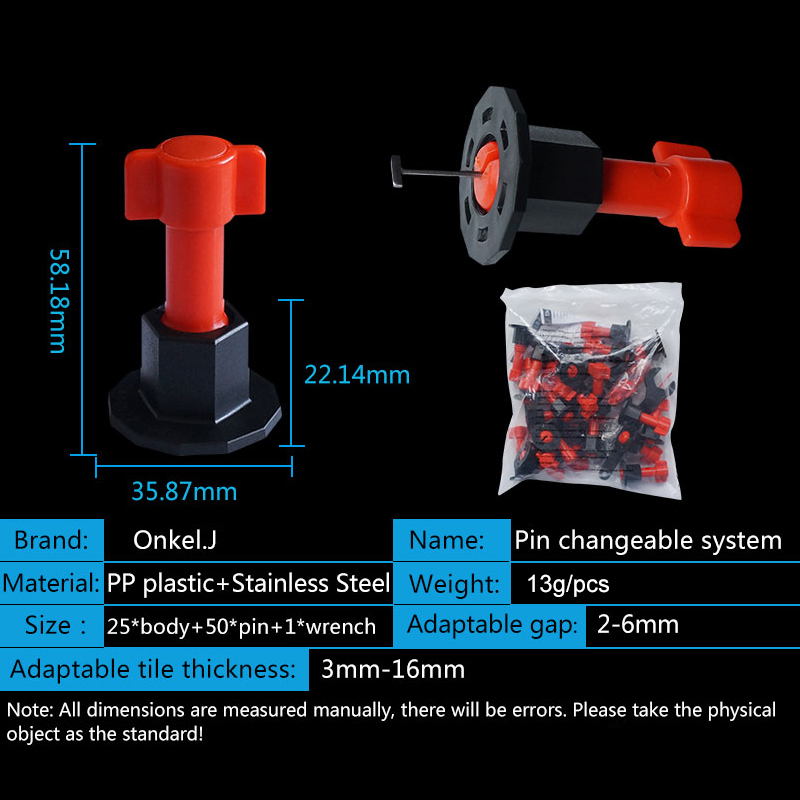 Onke L.j Herbruikbare Wandtege - Tile Leveling Clip recensie en prijs