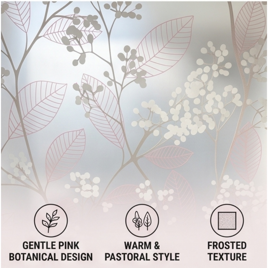 Bloemenblad zelfklevende raamf - Window Insulation Film recensie en prijs